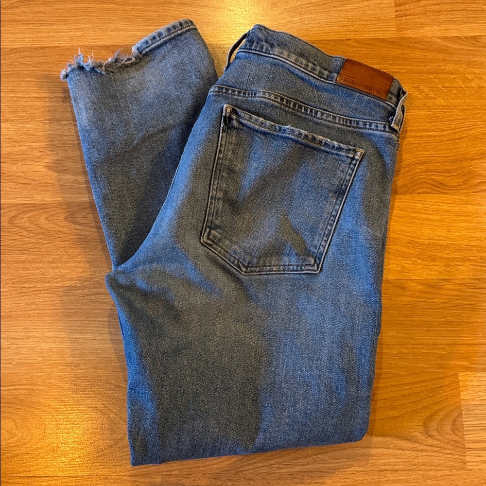 Citizens of Humanity Emerson Slim Boyfriend Jeans Distressed Button Fly SZ 29